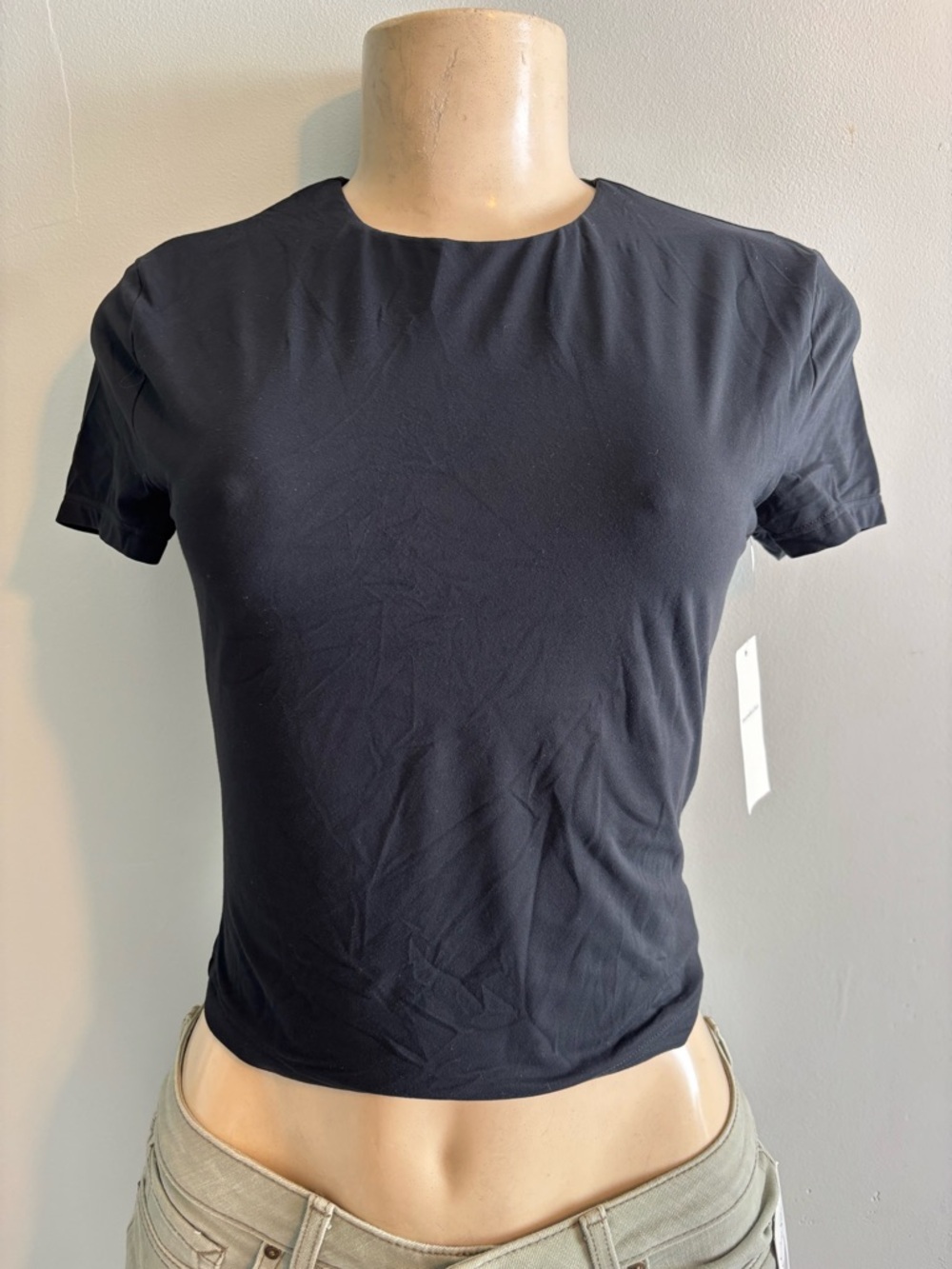 Abercrombie & Fitch Black Short Sleeve Crew Tee